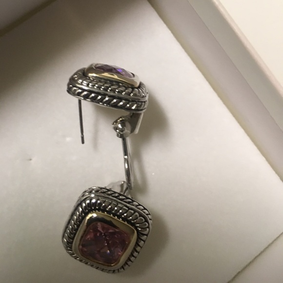 David Yurman style earrings - Picture 3 of 4